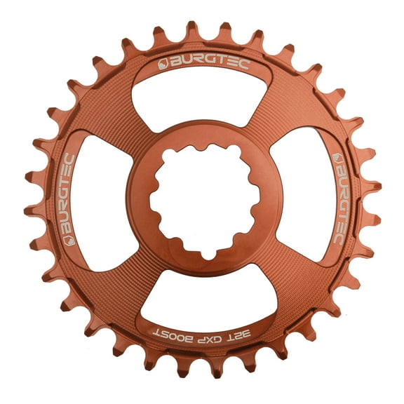 Burgtec GXP Boost 3mm Thick Thin Chainring, 32T, Kash Bronze