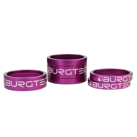 Burgtec Headset Spacer Kit, Purple Rain, 4/Count