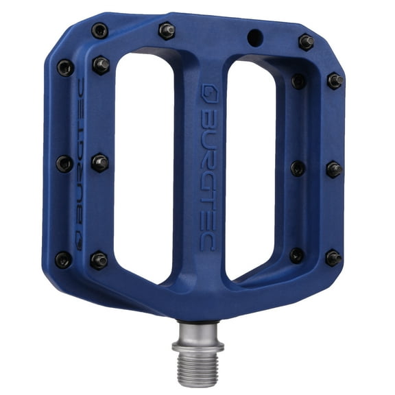 Burgtec MK4 Composite Flat Pedals, Deep Blue