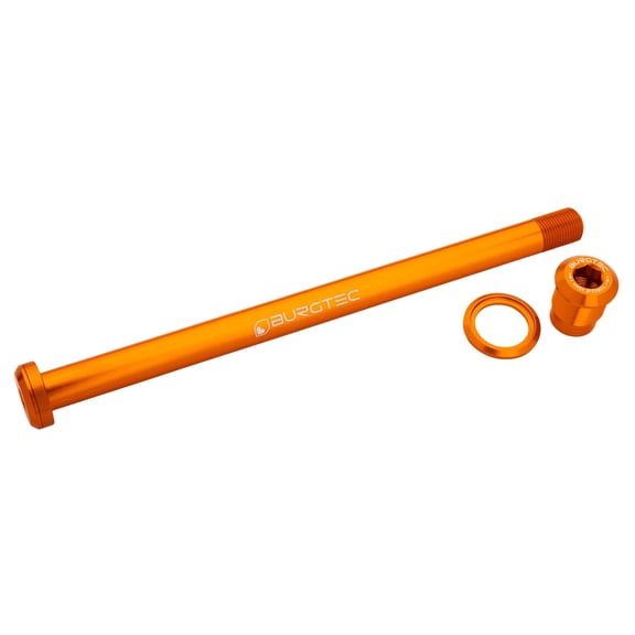Burgtec Pivot 185.3mm UDH Rear Axle, Iron Bro Orange NLS