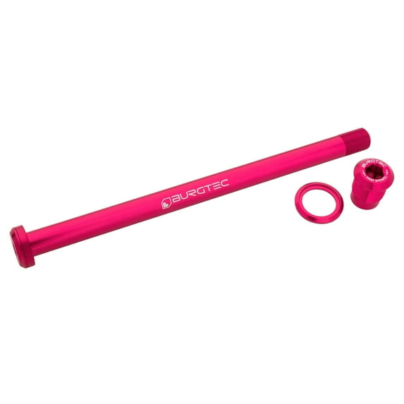 Burgtec Pivot 185.3mm UDH Rear Axle, Toxic Barbie Pink NLS