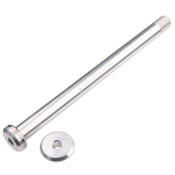 Burgtec Santa Cruz Rear Axle, 12x168.5mm, Rhodium Silver