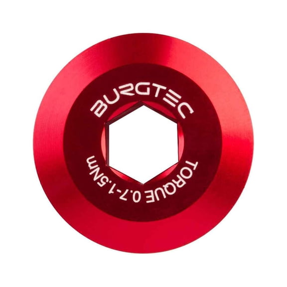 Burgtec Shimano Crank Bolt, Race Red
