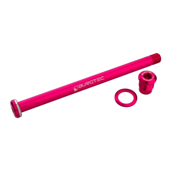 Burgtec Yeti Boost Rear Axle, 12x174mm, Toxic Barbie Pink NLS