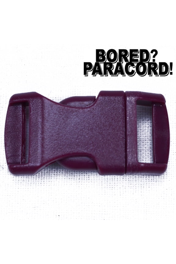 Burgundy 1/2 Inch Buckle - 5 pack - Great for Paracord