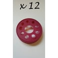 thumbnail image 1 of Burgundy 12 Pack Plastic Mason Jar Flower Frog Lids - Flower Arrangement Lid, 1 of 3