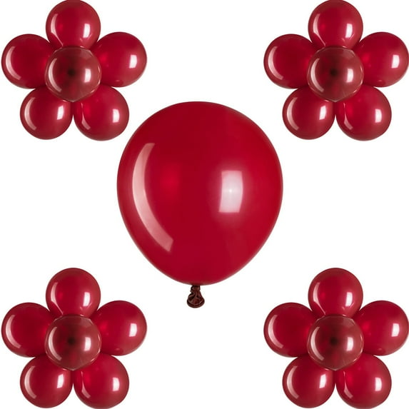 Burgundy Balloons 5 inch Latex Balloons for Birthday Wedding Anniversary Festival Party Decorations 100 pcs