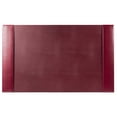 thumbnail image 1 of Burgundy Bonded Leather 30" x 18" Desk Pad, 1 of 2