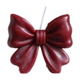 thumbnail image 1 of Burgundy Bow Shaped Scented Candle, Romantic Bowknot Decor Candle for Couple Anniversary Birthday Dinner Holiday Home Decor Gift, 1 of 6