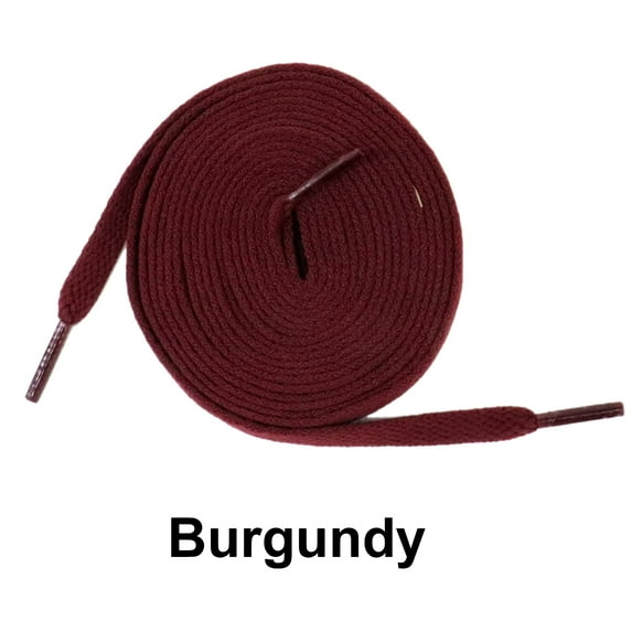 Burgundy Flat Athletic Sneaker 27 36 45 54 63 Inch Shoelaces