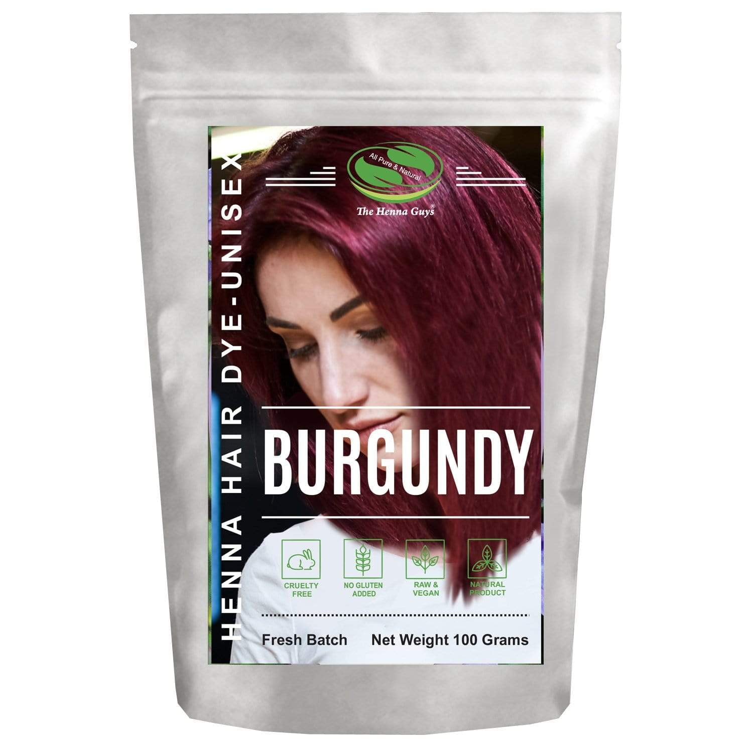 Burgundy Henna Hair Dye
