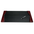 thumbnail image 1 of Burgundy Leather 25.5 x 17.25 Side-Rail Desk Pad, 1 of 2