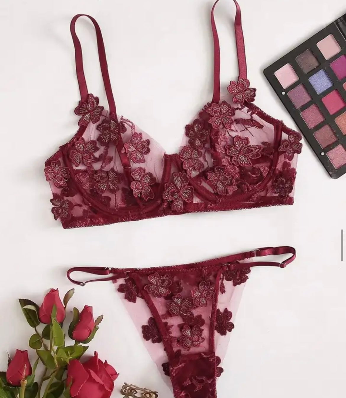 Maroon lingerie discount