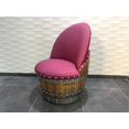 thumbnail image 1 of Burgundy Oak Barrel Chair, Handmade Wine and Whiskey Barrel Chair, Hidden Storage, Free Shipping - Family Business, 1 of 6