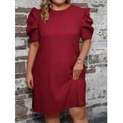 Burgundy Dress