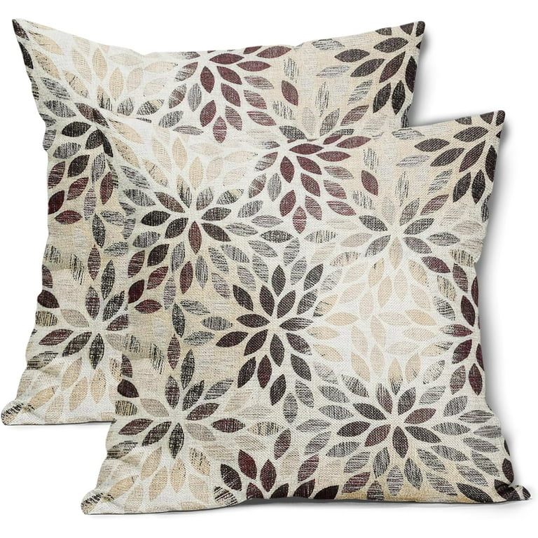 Set Of 2 Red Geometric Printed Pillow Covers Set Of 2 Red Geometric Printed Pillow Covers