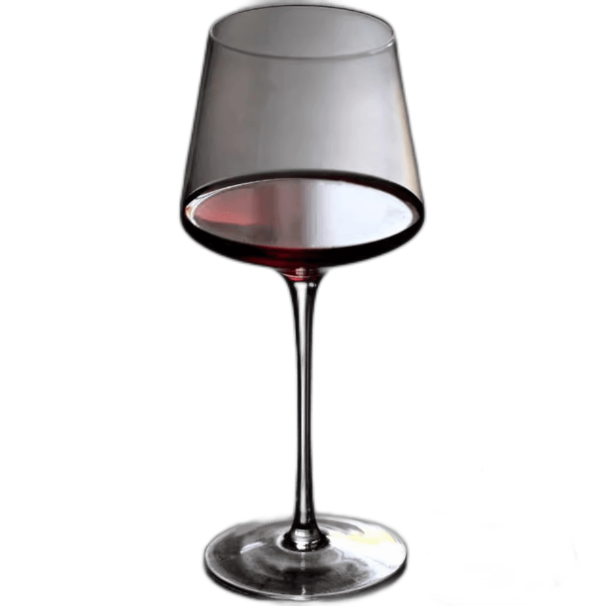 Burgundy Red Wine Glasses Crystal Glass Cup Tall, Light Luxury Style