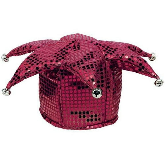 Various Jester Halloween Costume Hat, with Sequin (1 count)