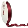 thumbnail image 1 of Burgundy Single Face Satin Ribbon, 7/8" x 100 Yards by Gwen Studios, 1 of 5