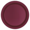 thumbnail image 1 of Disposable Paper Plates, 9", Burgundy, 20 Pieces, by Way To Celebrate, 1 of 5