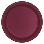 Disposable Paper Plates, 9", Burgundy, 20 Pieces, by Way To Celebrate