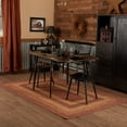 thumbnail image 1 of VHC Brands Burgundy Tan Jute Rug Rect w/Pad 20x30 (Rect 60x96), 1 of 11