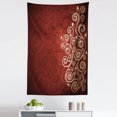 thumbnail image 1 of Burgundy Tapestry, Floral Swirls Ivy Image Ombre Details Grunge Backdrop Flower Art, Fabric Wall Hanging Decor for Bedroom Living Room Dorm, 5 Sizes, Cream Ruby, by Ambesonne, 1 of 1
