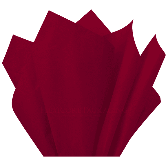 Burgundy Tissue Paper, 15"x20", 100 ct