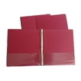thumbnail image 1 of Burgundy Vinyl Standard 3-Ring Binders, 1/2-Inch, for 8.5" x 11" Sheets, with Inside Pockets, 3-Pack, 1 of 1