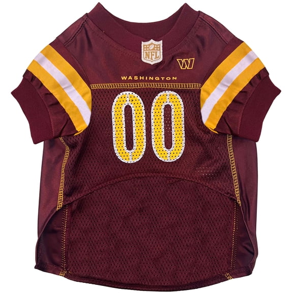 Burgundy Washington Commanders Pet Jersey