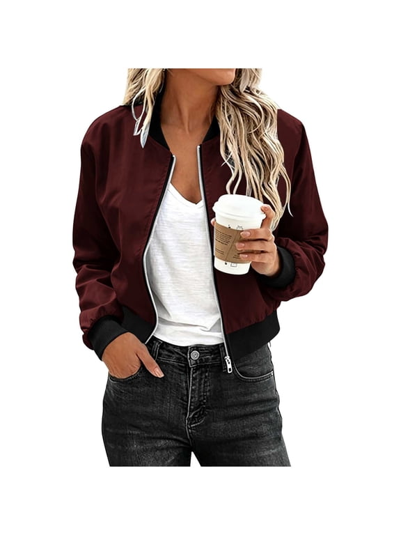 Windbreaker for Women Winter Fall Long Sleeve Crop Sport Athletic Hiking Casual Thin Jacket Windbreaker Outfits Ladies 2026
