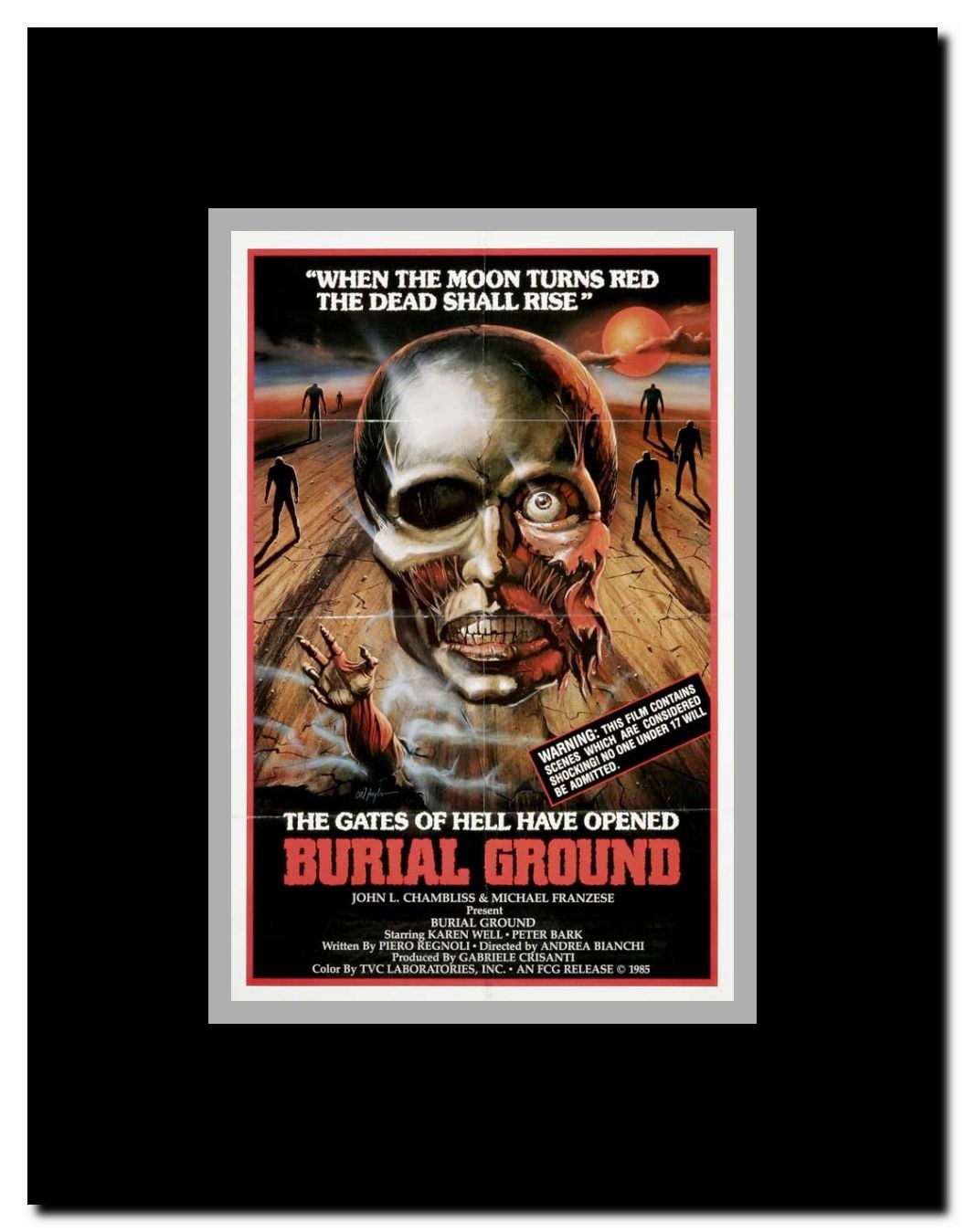 Burial Ground Framed Movie Poster