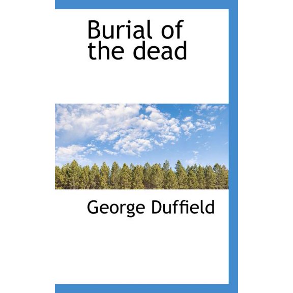 Burial of the Dead (Paperback)