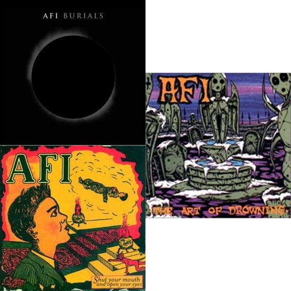 Burials & Shut Your Mouth & Open Your Eyes & Art Of Drowning [LP Vinyl Bundle]