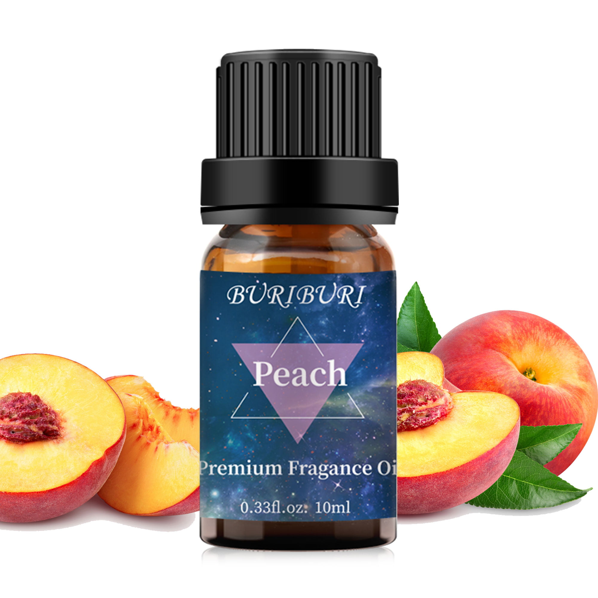 Buriburi Peach Essential Oils 10 ml (1/3 oz) 100% Pure, Undiluted, Natural  Aromatherapy