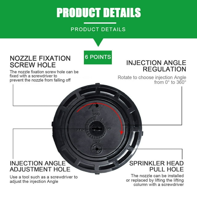 Buried Telescopic Sprinkler Garden Garden Courtyard Buried Type