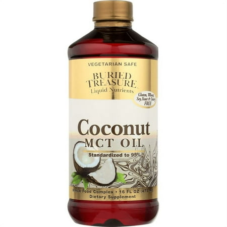 Liquid Nutrients, Coconut Oil, 16 fl oz (473 ml), Buried Treasure