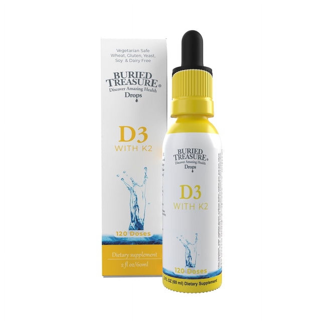 Buried Treasure D3 with K2 - 2 fl oz