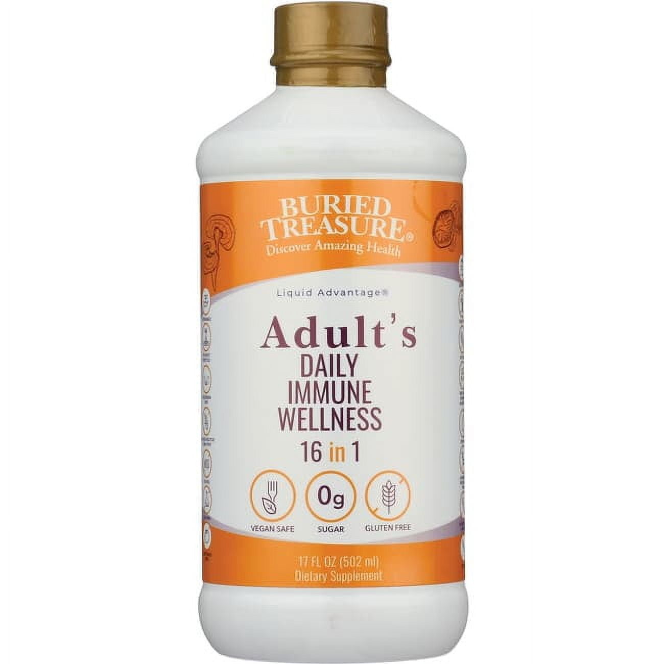 Buried Treasure Liquid Advantage Adult's Daily Immune Wellness 17 fl oz Liq