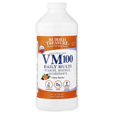 Buried Treasure VM100 Complete Multivitamin Liquid, 32 Fl Oz price history and forecast - Buried Treasure 0222976