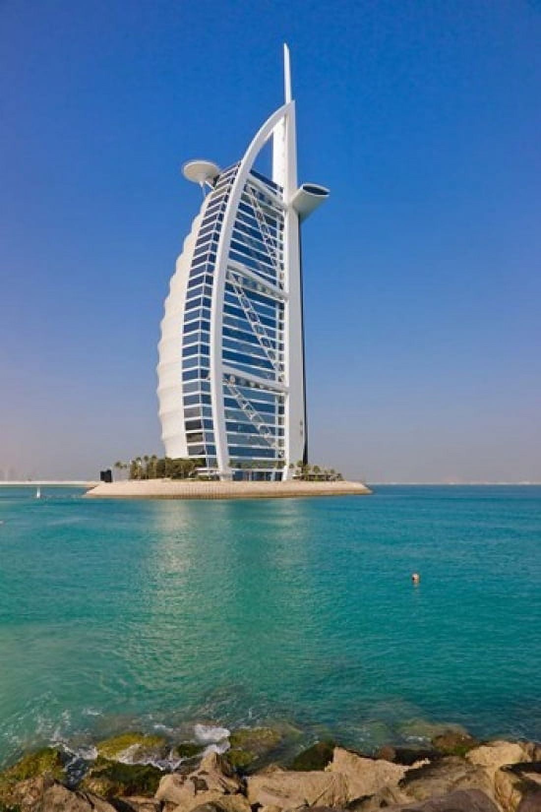 Burj Al Arab Hotel Dubai United Arab Emirates Canvas Art - Keren Su DanitaDelimont (24 x 36)