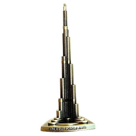 Burj Khalifa Dubai Worlds Tallest Building Architecture Model Decoration