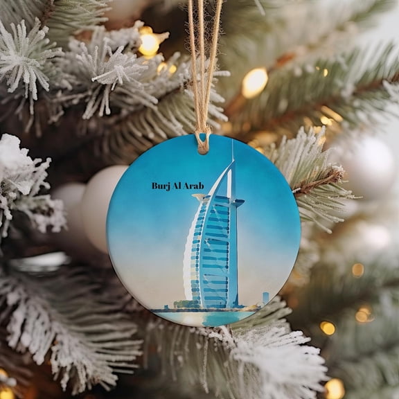 Burj al Arab Christmas Ornament, Burj al Arab Gift, Burj al Arab Travel, Christmas Decor, Burj al Arab Souvenir, Travel Gift ikSO9I (Burj al Arab-42TH19)