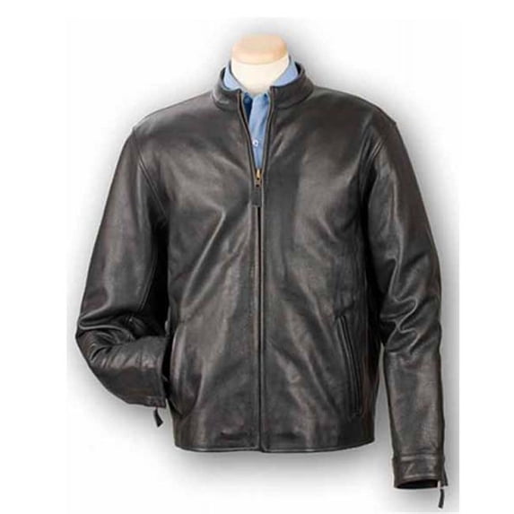Burk'S Bay Burk'S Bay Cowhide Casual Jacket