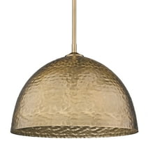 Burke Modern Gold Large Pendant with Gold Shade