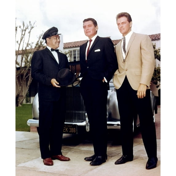 Burke'S Law, From Left: Leon Lontoc, Gene Barry, Gary Conway, 1963-1965 Poster Print (16 x 20)