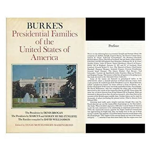 Pre-Owned Burke's presidential families of the United States of America (Burke's genealogical series) (Hardcover) 0850110173 9780850110173
