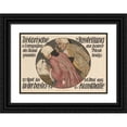 thumbnail image 1 of Burkhard Mangold 24x18 Black Ornate Framed Double Matted Museum Art Print Titled: Historical Exhibition V. Products of the Basel Private Property in the Basel Kunsthalle (1912), 1 of 5