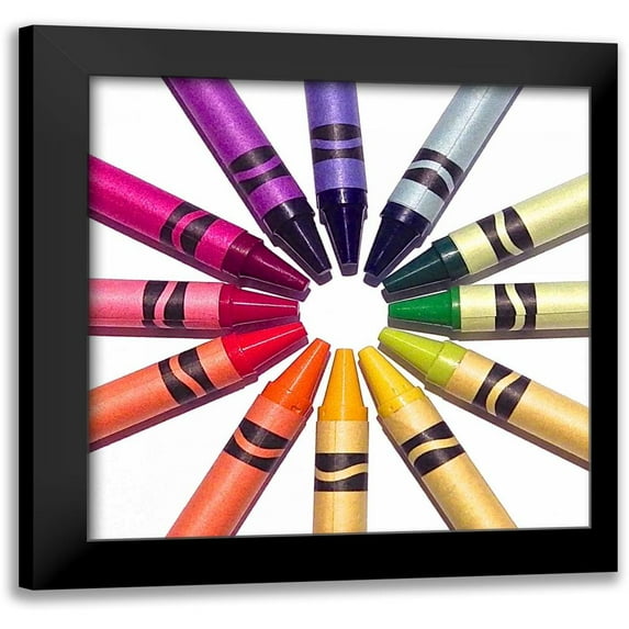 Burkhart, Monika 12x12 Black Modern Framed Museum Art Print Titled - Color Crave VIII