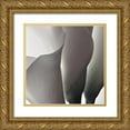 thumbnail image 1 of Burkhart, Monika 12x12 Gold Ornate Wood Framed with Double Matting Museum Art Print Titled - White Callas III, 1 of 4